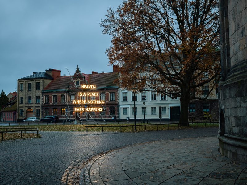 Nathan Coley — Lunds domkyrka | Arkitekturfoto: Peter Westrup, Malmö